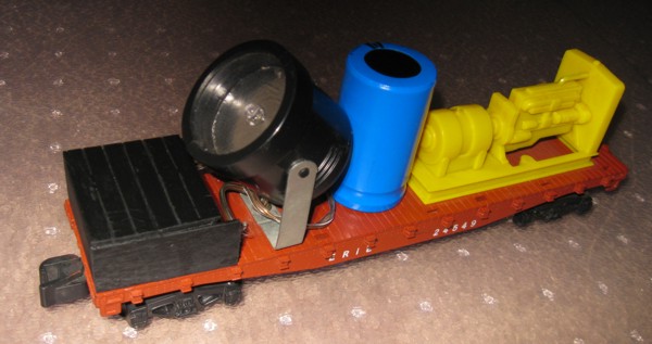 Morse Code Spotlight Car