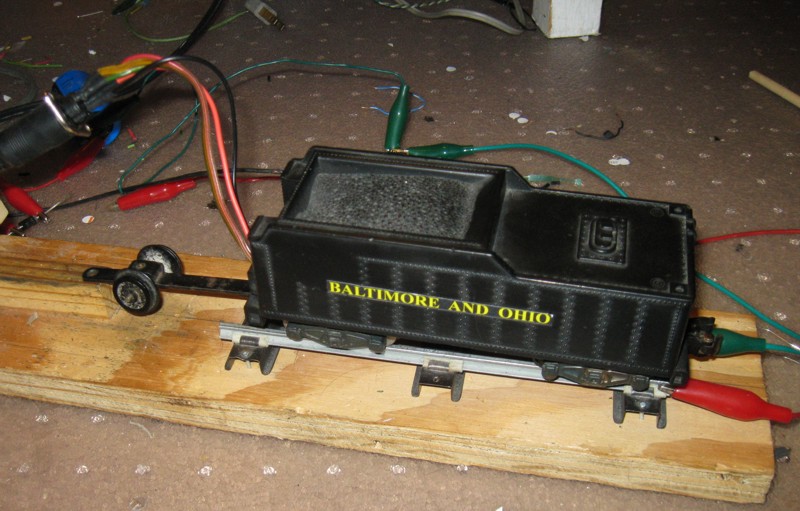 AC-DC Reversing Tender under test