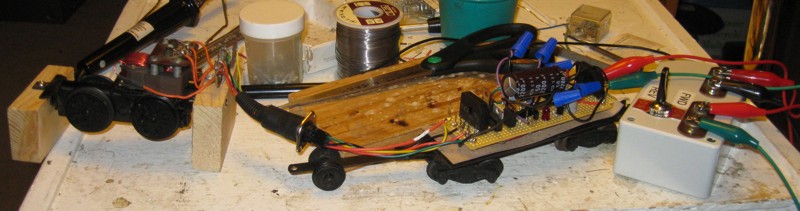 AC-DC Reversing Tender - with FET under test