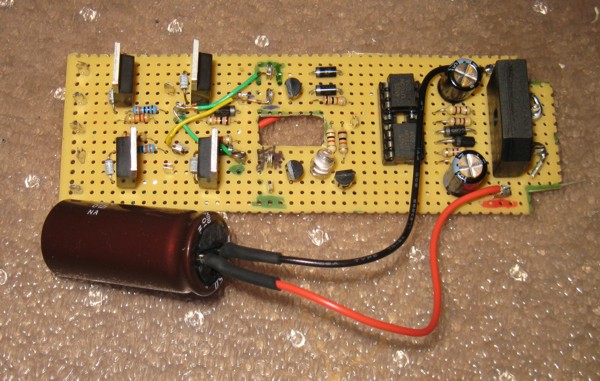 AC-DC Reversing Tender using 4 N-Channel FETs